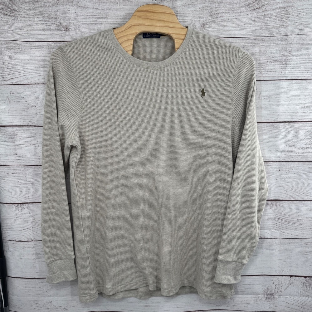 Polo Ralph‎ Lauren Waffle Knit Long Sleeve Shirt Casual 2XL Lightweight layering
